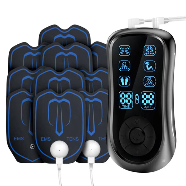 Digital Therapy Massager EMS stimulator & TENS pulse machine for effective pain relief