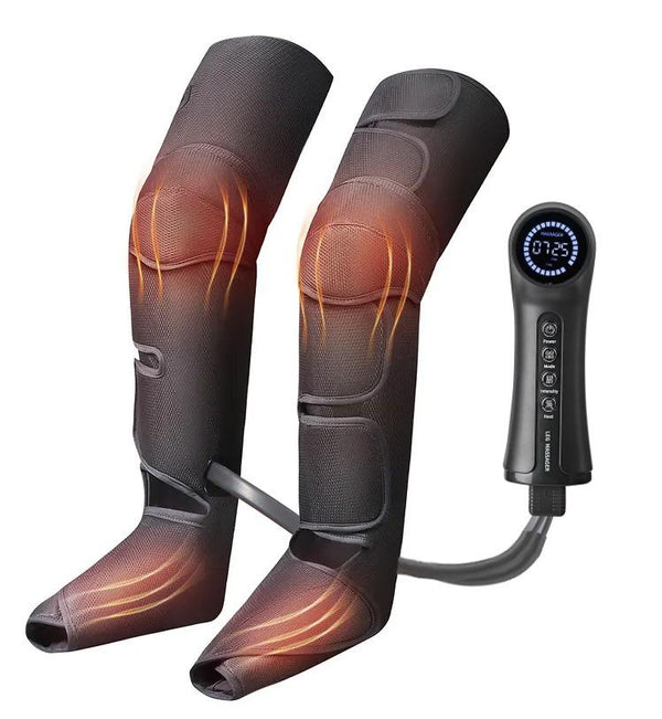 Leg Air Massager: For circulation, relaxation, 3 intensities, 2 modes